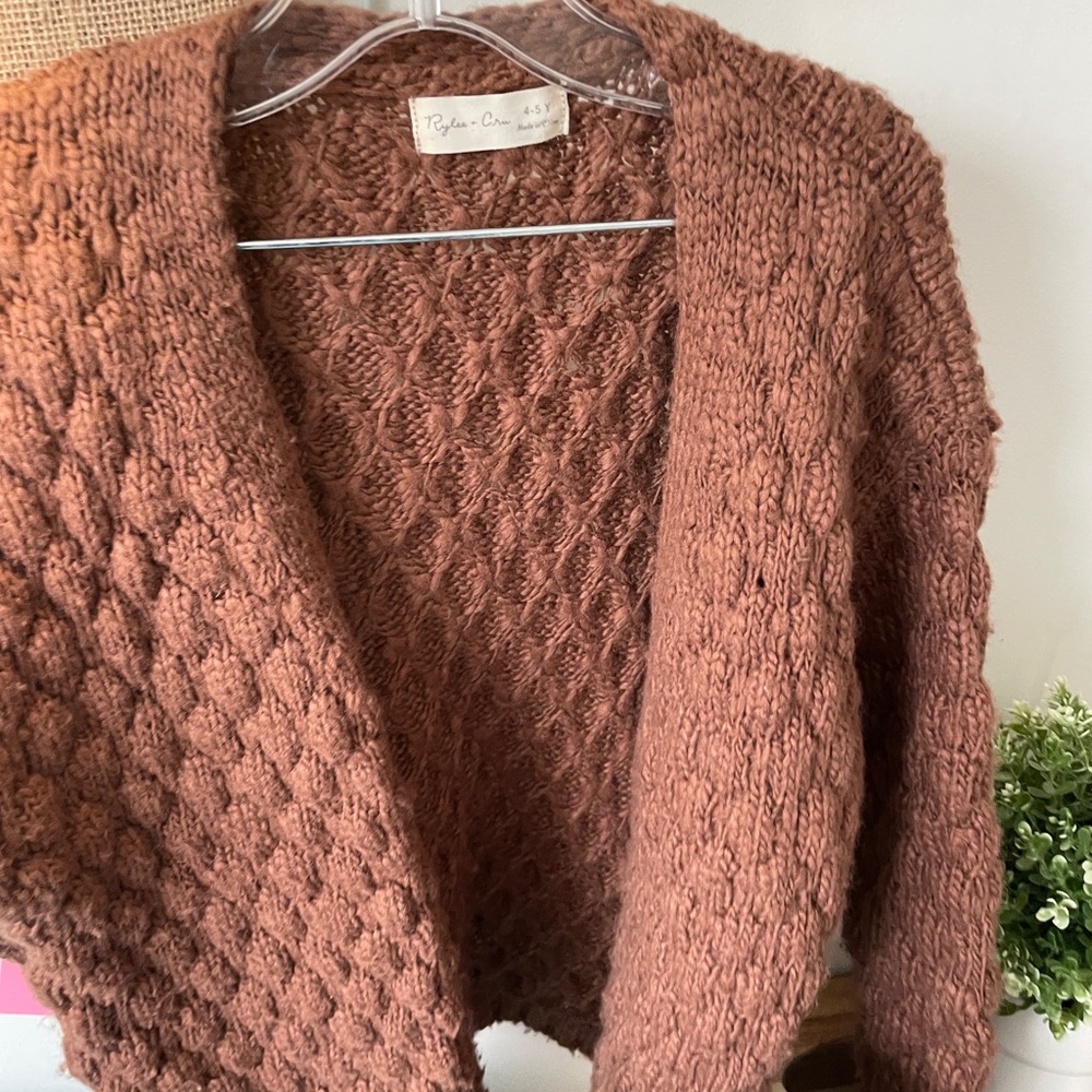 Rylee + Cru kids Tan Sweater